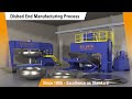 Boldrini dished head production line  dishing press wmanipulator  flanging machine