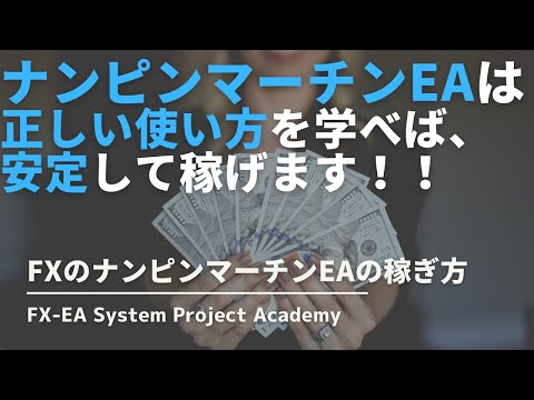 FXのナンピンマーチンゲールEAを使い安定して稼ぐ方法について