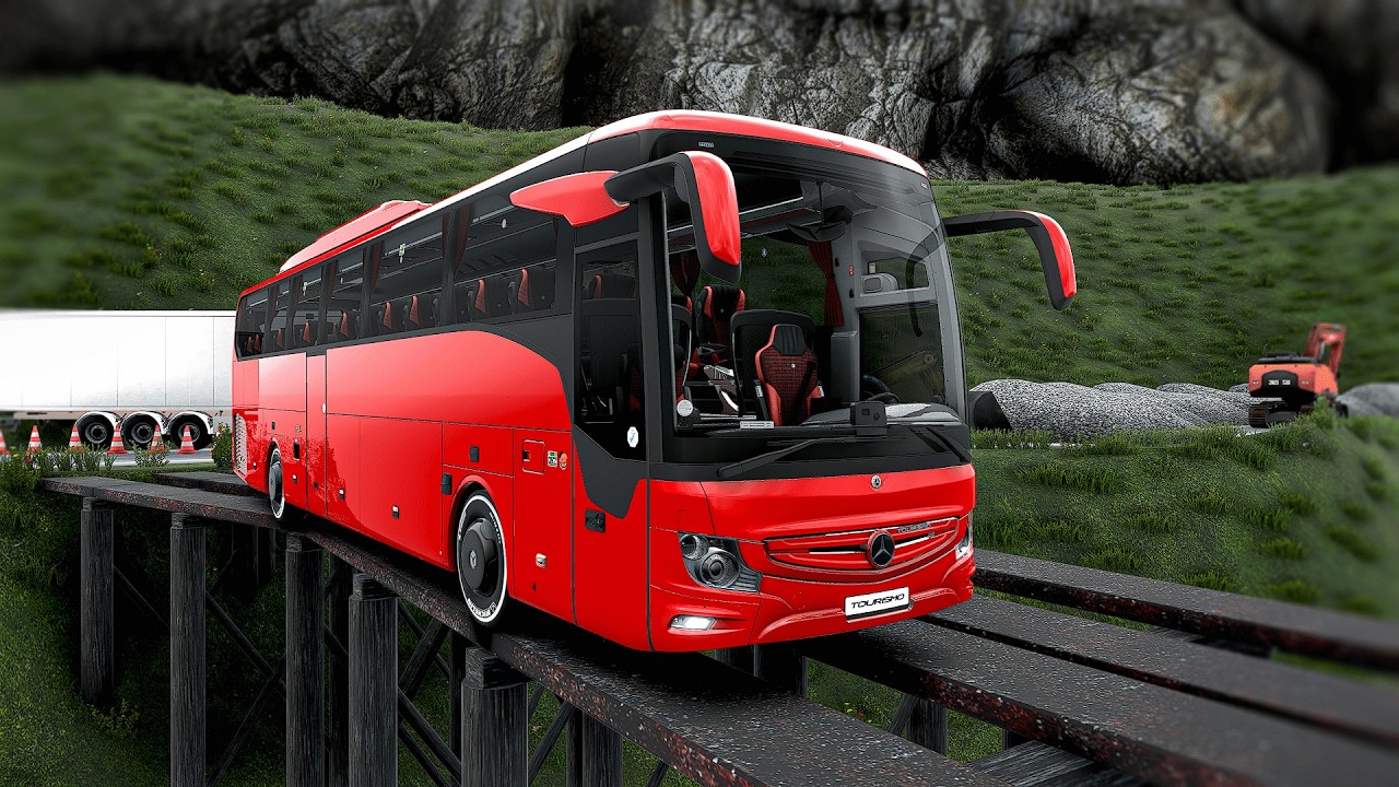 Extreme Snake Road Challenge! 😱 360 Turns with Mercedes-Benz Tourismo | Ultra Realistic ETS2