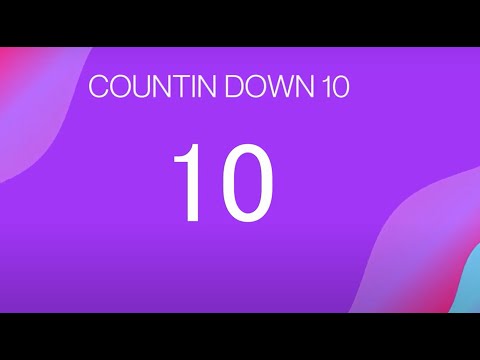 Counting down to 10, 10 second's Timer with no sound.