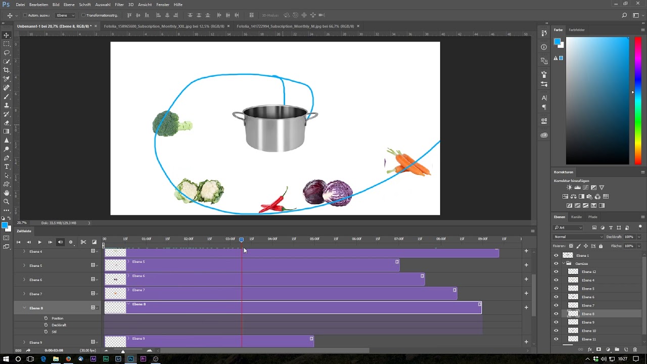 Video Animation Erstellen Mit Photoshop Youtube