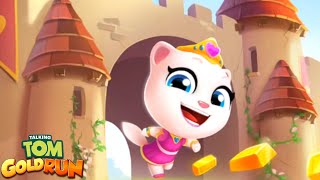 Talking Tom Gold Run - Unlock New Character PRINCESS ANGELA (Talking Tom and Friends By Outfit)