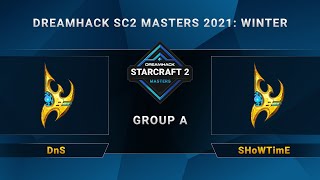 SC2 - DnS vs. ShoWTimE - Group A - DreamHack SC2 Masters 2021 Winter - EU