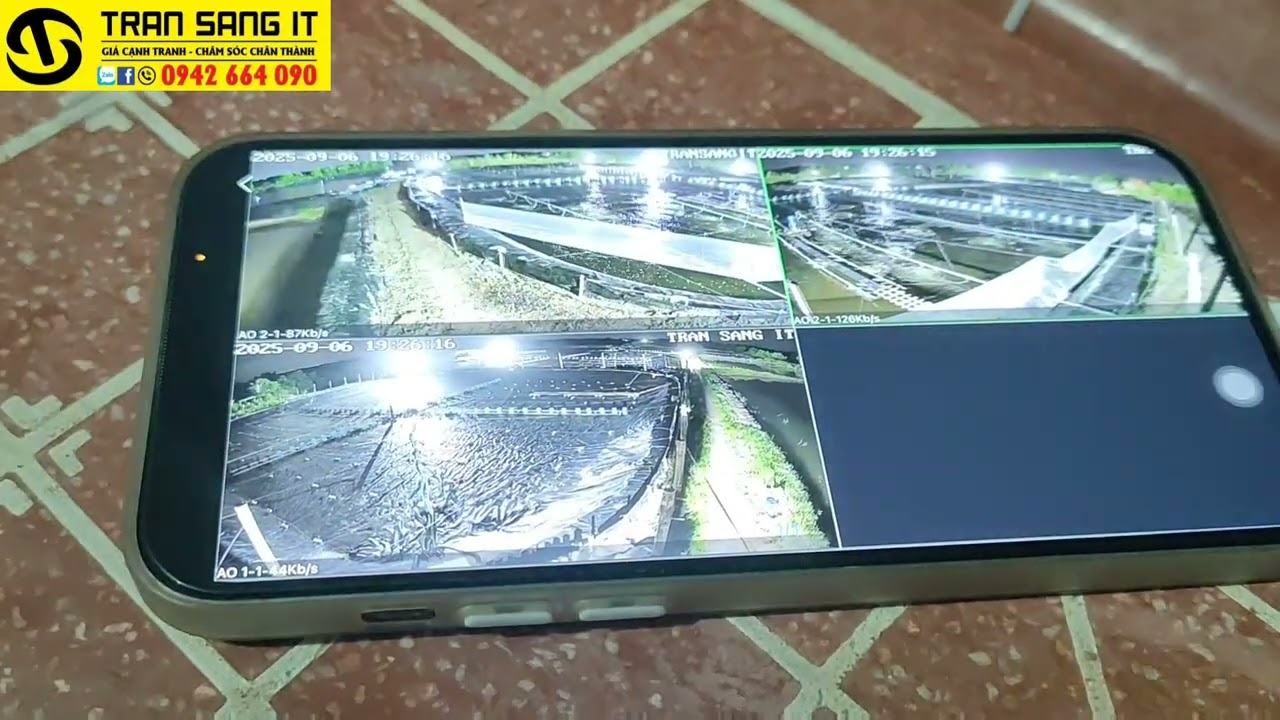 KHU NUÔI TÔM CÔNG NGHIỆP | KÊNH THẾ, ẤP CẦU VÁN, QUÁCH PHẨM | LH 0942 664 090 | CAMERA CHUYÊN ĐÊM 