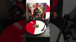 Kreator - Conquer and Destroy (2022 Split Red White & Etched side D)
