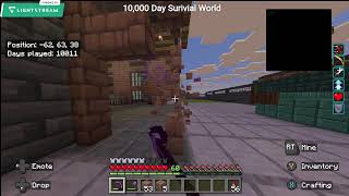 Minecraft Survival 10000 Days (Making My World Great Again)