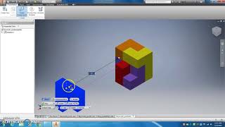 Puzzle cube presentation file (exploded view)