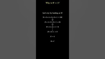 Why is 0! = 1? #factorial #math #manim