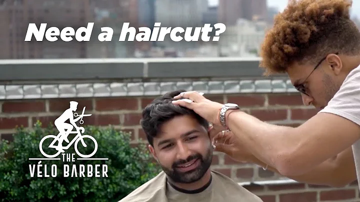 Need a haircut? TheVeloBarber comes to you by bike!