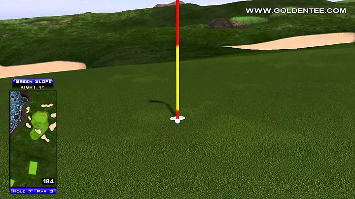 Golden Tee Great Shot on Celtic Shores!