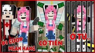 LÀM THẾ NÀO ĐỂ ĐƯỢC Ở TÙ ĐẸP NHẤT TRONG MINECRAFT*MỀU VÀ REDHHOODVN CƯỚP NGÂN HÀNG VÀ CÁI KẾT..