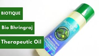 Biotique Bio Bhringraj Therapeutic Oil For Falling Hair | Review