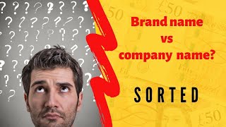 Selling on amazon fba - brand name vs company name - what's the difference?