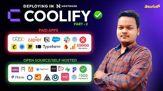 Exploring and deploying Coolify with Hostinger VPS | Part 2 | Telugu Tutorial