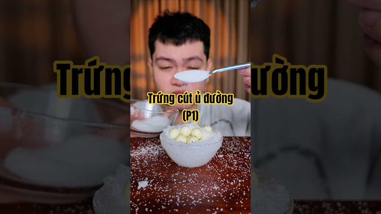 Trứng cút ủ đường, bất thường lạ lạ! (p1) #vitaminphong #food #egg #trungcutumuoi #cooking #foodie