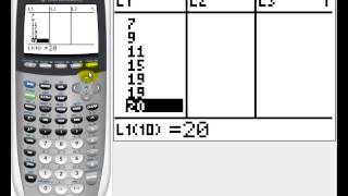 Random Lists, Sort Lists and 1 Variable Statistics
