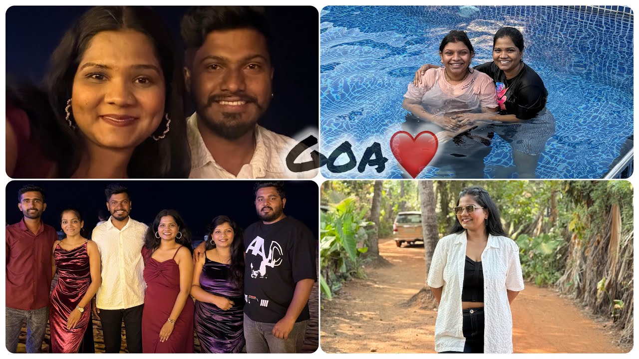 आयुष्यातली first pub night 💃🏻। अचानक swimming pool ला पूर आला 🌊। माझा new tattoo 😂🤣। goa vlog #goa 