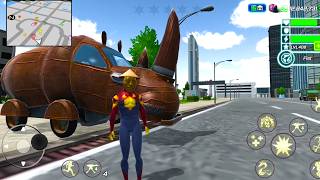 ROPE FROG NINJA HERO: Хаос в Макс Пауэр Сити! (Геймплей на Android) screenshot 5