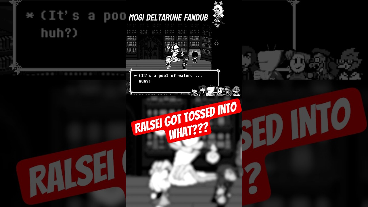 We Threw Ralsei Into the Gold Fountain 💀 | Deltarune Fandub Funny Moment