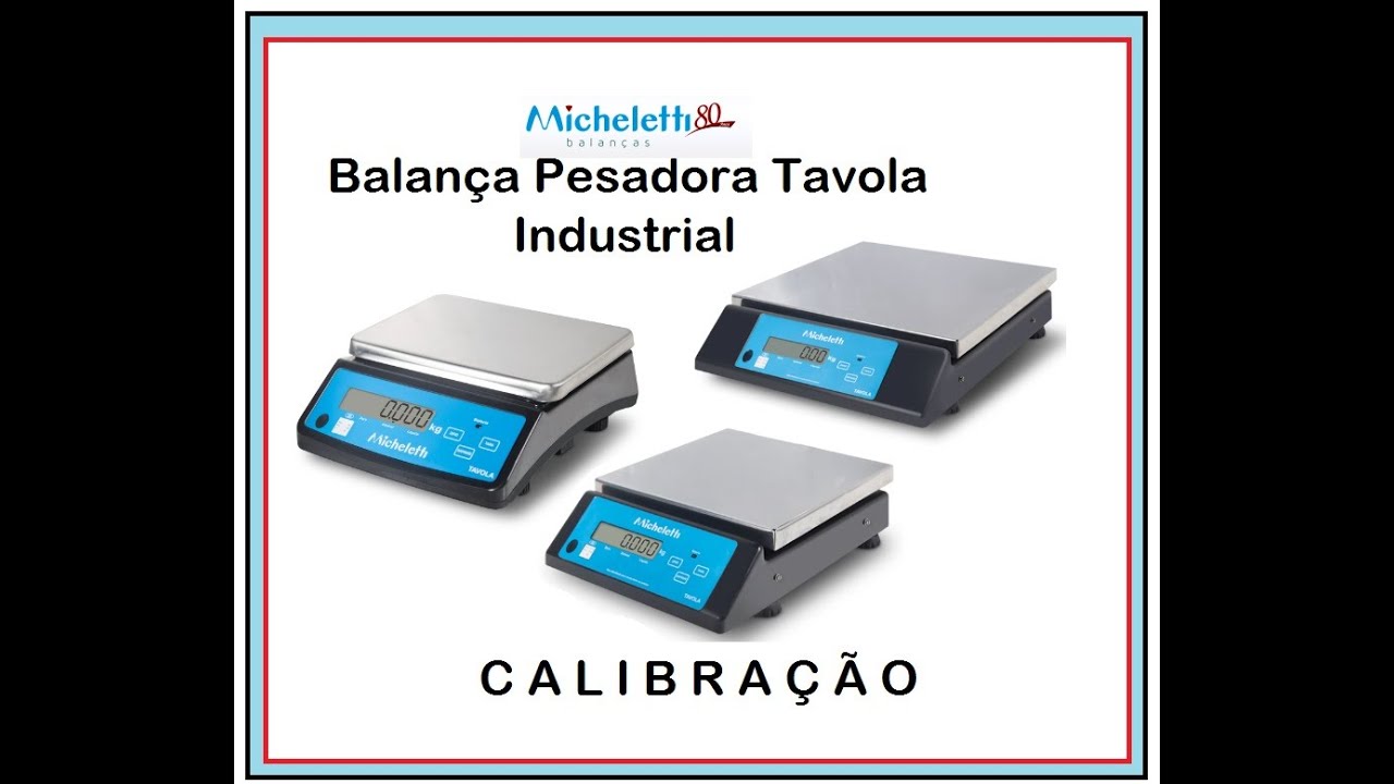 Balança Digital de Bancada Micheletti Tavola 30Kg x 5g INMETRO - SOS  BALANÇAS