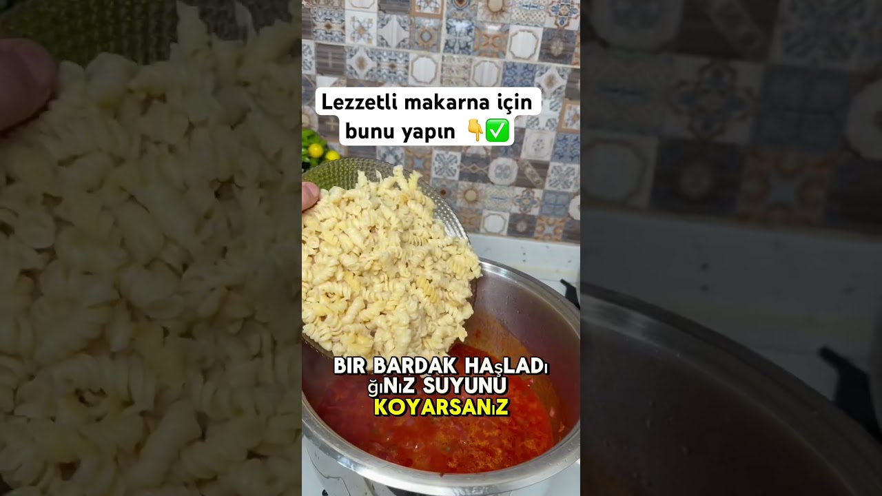 Lezzetli makarna için püf nokta #pratik #iyifikir #makarna #lazanya #keşfet Lezzetli makarna için püf nokta #pratik #iyifikir #makarna #lazanya #keşfet