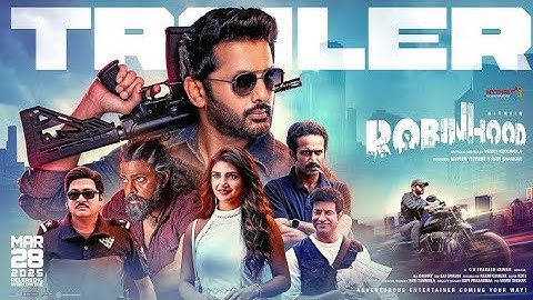Robinhood Official Trailer |Nithiin |Sreeleela |Venky Kudumula |GV Prakash| Mythri Movie Makers