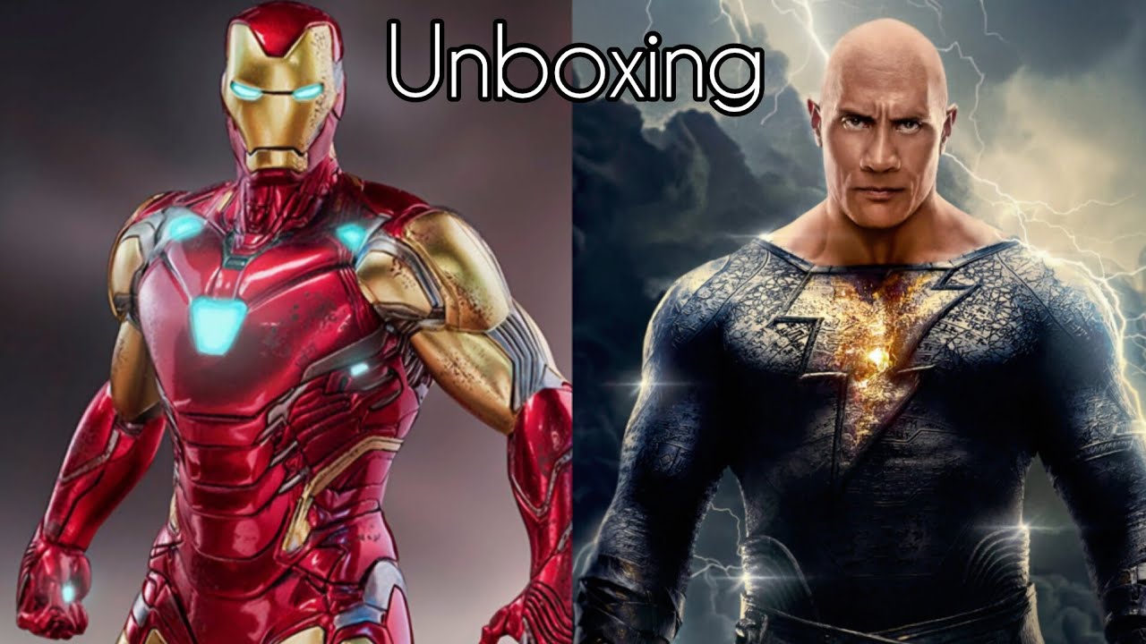 Unboxing Marvel Legends Iron Man MARK LXXXV y Funko Black Adam | SOYDAVIDTV