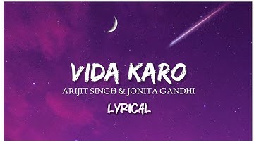 Vida Karo Lyrics | Amar Singh Chamkila |Diljit Dosanjh ,Imtiaz, Arijit S,A.R Rahman,Jonita#trending