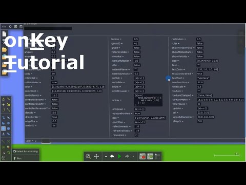 How to use onKey | Algodoo