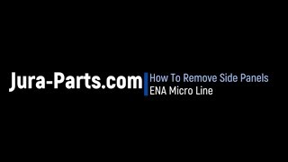 How to Open Jura ENA Micro Coffee Machines