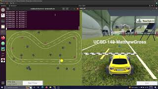UCSD ECE 148 - 3 auto laps on DonkeySim