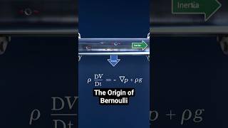 Where Does Bernoulli’s Equation Come From | Bernoulli’s Principle Explained #shorts #engineering