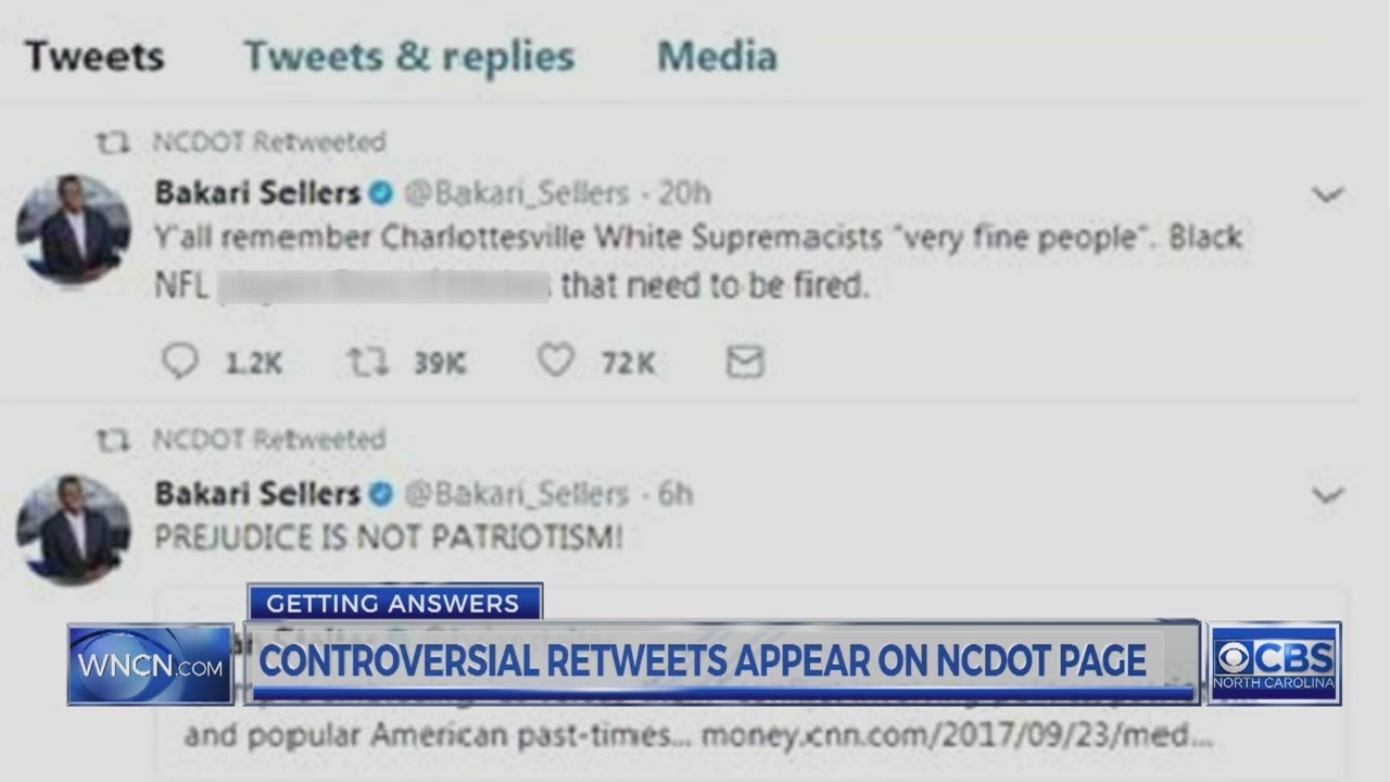 Re-Tweets mentioning ‘white supremacists’ appear on NC DOT Twitter, then vanish