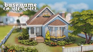 small base game house 🏡 | the sims 4 speed build | base game only