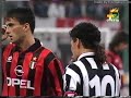 Milan - Juventus / Serie A 1994-1995 (Baggio, Vialli, Maldini, Baresi, Savicevic)