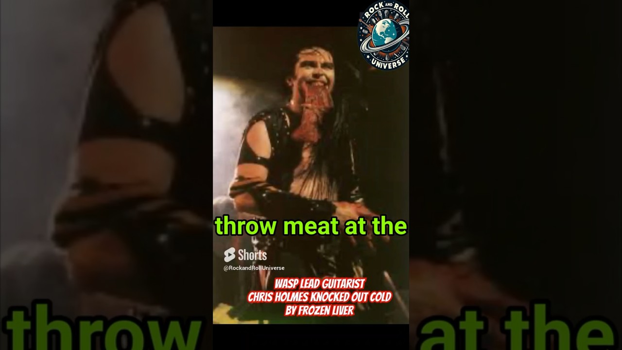 W.A.S.P. Guitarist Chris Holmes knocked out by liver #wasp #chrisholmes #rock