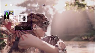 Horizon Zero Dawn 1st Anniversary Free PS4 Theme [+Avatars]