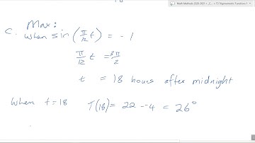 Modelling Trig functions in real life