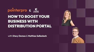 Distribution Portal 101. How to boost your business with Distribution Portal ⎮ Pointerpro