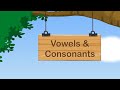 Different between vowels and consonantsvowels and consonants