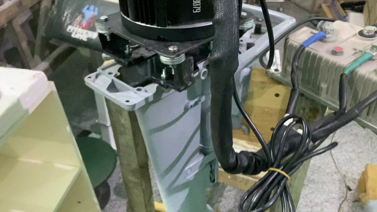 homemade boat electric motor with 