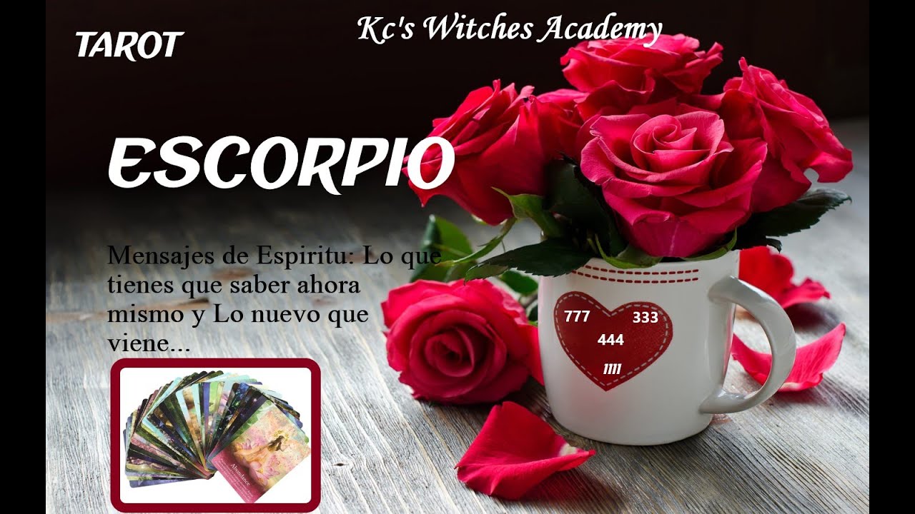 ESCORPIO ♏ Mensajes de Espiritu. Lo que tienes que saber ahora mismo 🧿 ...