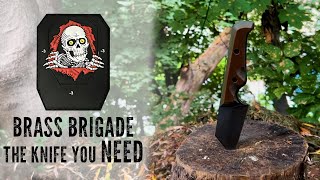 The Knife You NEED in Your Life | Custom Made in USA Knife from Brass Brigade
