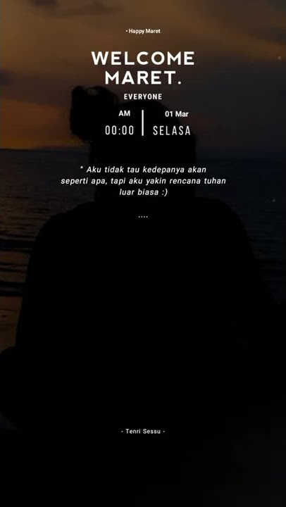 STORY WA SELAMAT WELCOME BULAN MARET