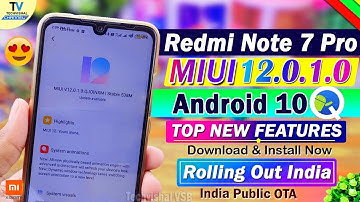 REDMI NOTE 7 PRO MIUI 12.0.1.0 NEW INDIA STABLE UPDATE ROLLING OUT | MIUI 12 Redmi Note 7 Pro Update