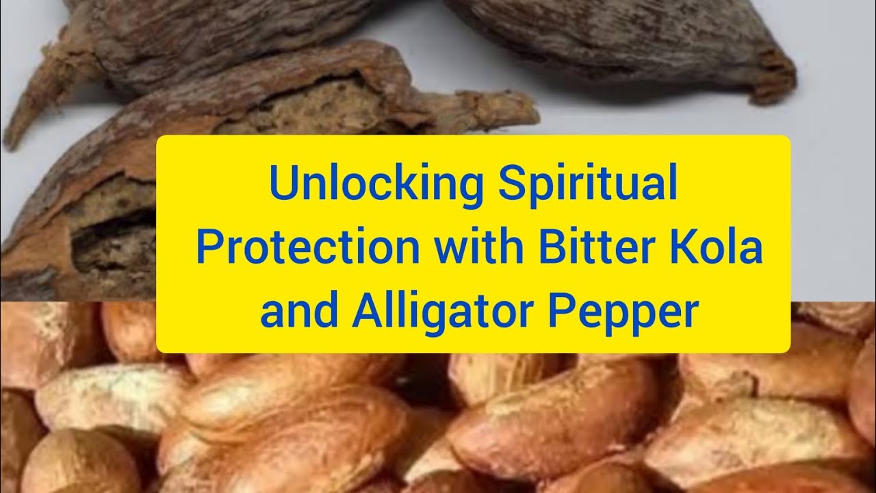 Unlocking Spiritual Protection with Bitter Kola and Alligator Pepper