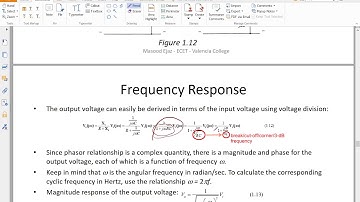 Linear Integrated Circuits -  Chapter 1 - Frequency Response