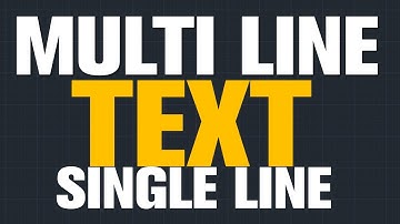 Multiline Text & Single line Text in Auto CAD (Urdu | Hindi)