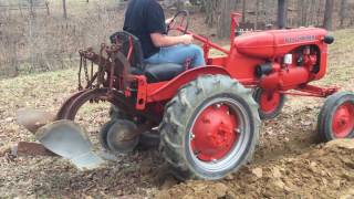 Plowing with the B Allis-Chalmers