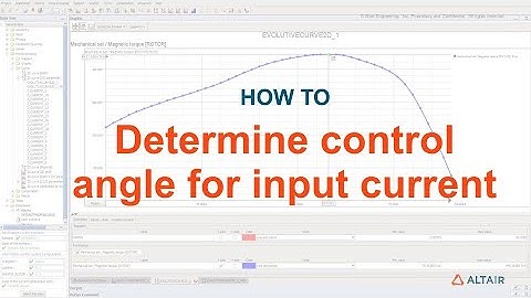 How to Determine Control Angle for PMSM in Flux 2D